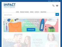 Tablet Screenshot of impact1.com